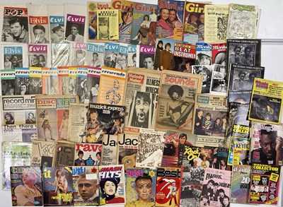 Lot 90 - 1970S-80S MUSIC MAGAZINE COLLECTION.