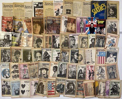 Lot 91 - ROLLING STONES / TROUSER PRESS MAGAZINE COLLECTION.