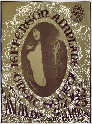 Lot 2270207 - SAN FRANCISCO / WEST COAST PSYCHEDELIA POSTERS INC JEFFERSON AIRPLANE.