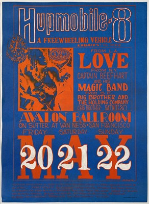 Lot 2270207 - SAN FRANCISCO / WEST COAST PSYCHEDELIA POSTERS INC JEFFERSON AIRPLANE.