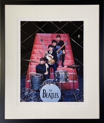 Lot 299 - TERENCE SPENCER (1918-2009) - SIGNED BEATLES PHOTOGRAPH.