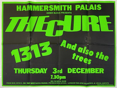 Lot 212 - THE CURE - ORIGINAL 1981 CONCERT POSTER.