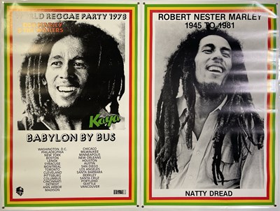 Lot 375 - BOB MARLEY US KAYA TOUR POSTER 1978.