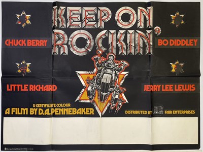 Lot 216 - ORIGINAL MUSIC FILM POSTERS - JIMMY CLIFF / SLADE / JERRY LEE LEWIS.