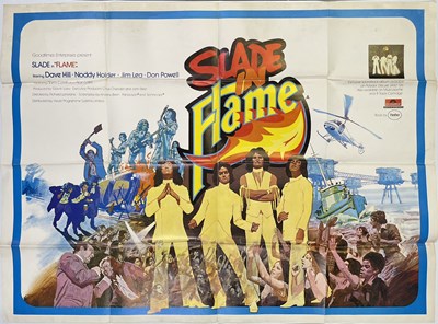 Lot 216 - ORIGINAL MUSIC FILM POSTERS - JIMMY CLIFF / SLADE / JERRY LEE LEWIS.
