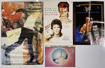 Lot 424 - DAVID BOWIE POSTER COLLECTION INC ORIGINAL LODGER PROMO.