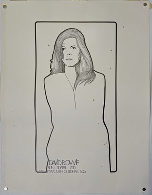 Lot 425 - DAVID BOWIE - ORIGINAL PLYMOUTH GUILDHALL POSTERS.