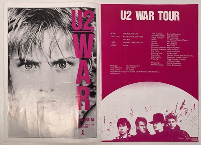 Lot 271 - U2- SIGNED 1983 TICKET.