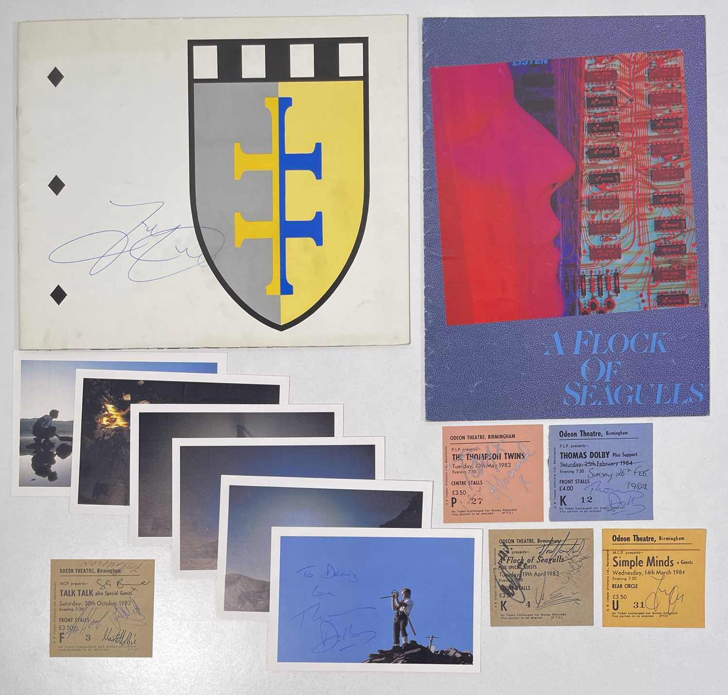 Lot 272 - SIGNED CONCERT PROGRAMMES AND TICKETS INC