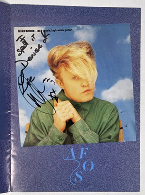 Lot 272 - SIGNED CONCERT PROGRAMMES AND TICKETS INC TALK TALK/SIMPLE MINDS/THOMAS DOLBY.