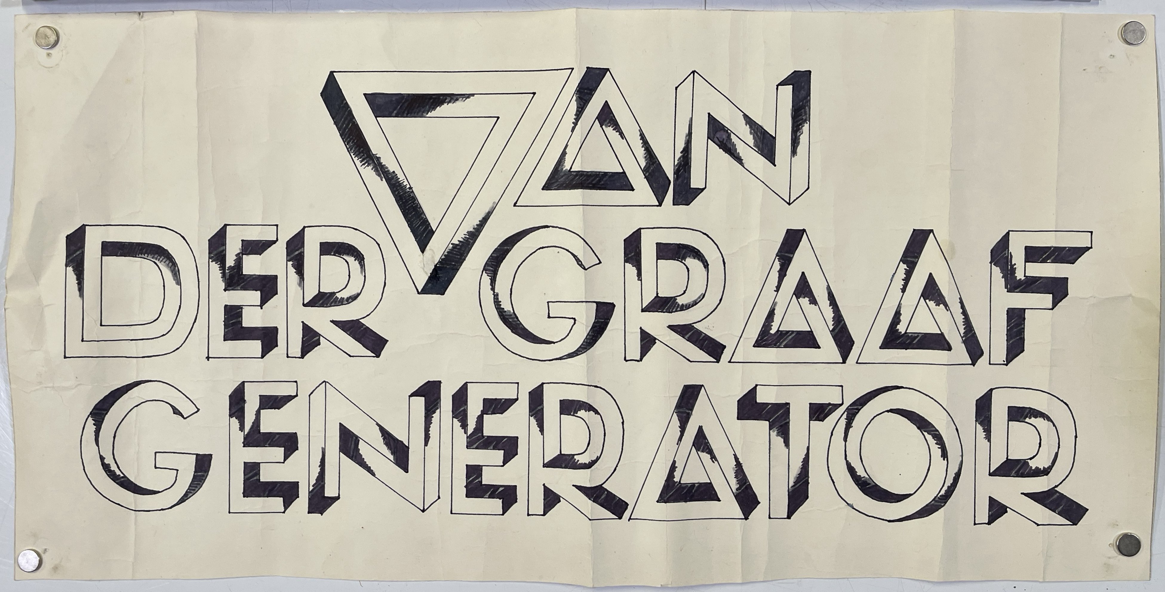 Lot 278 - VAN DER GRAFF GENERATOR - SIGNED 1975