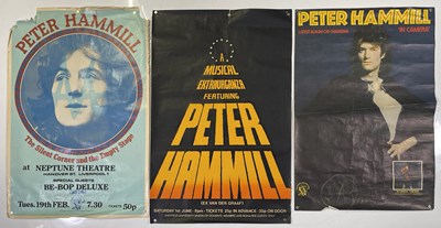 Lot 223 - VAN DER GRAFF GENERATOR - PETER HAMMILL SOLO POSTER COLLECTION.