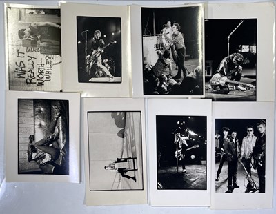 Lot 548 - THE CLASH - ORIGINAL PENNIE SMITH PHOTOGRAPHS.