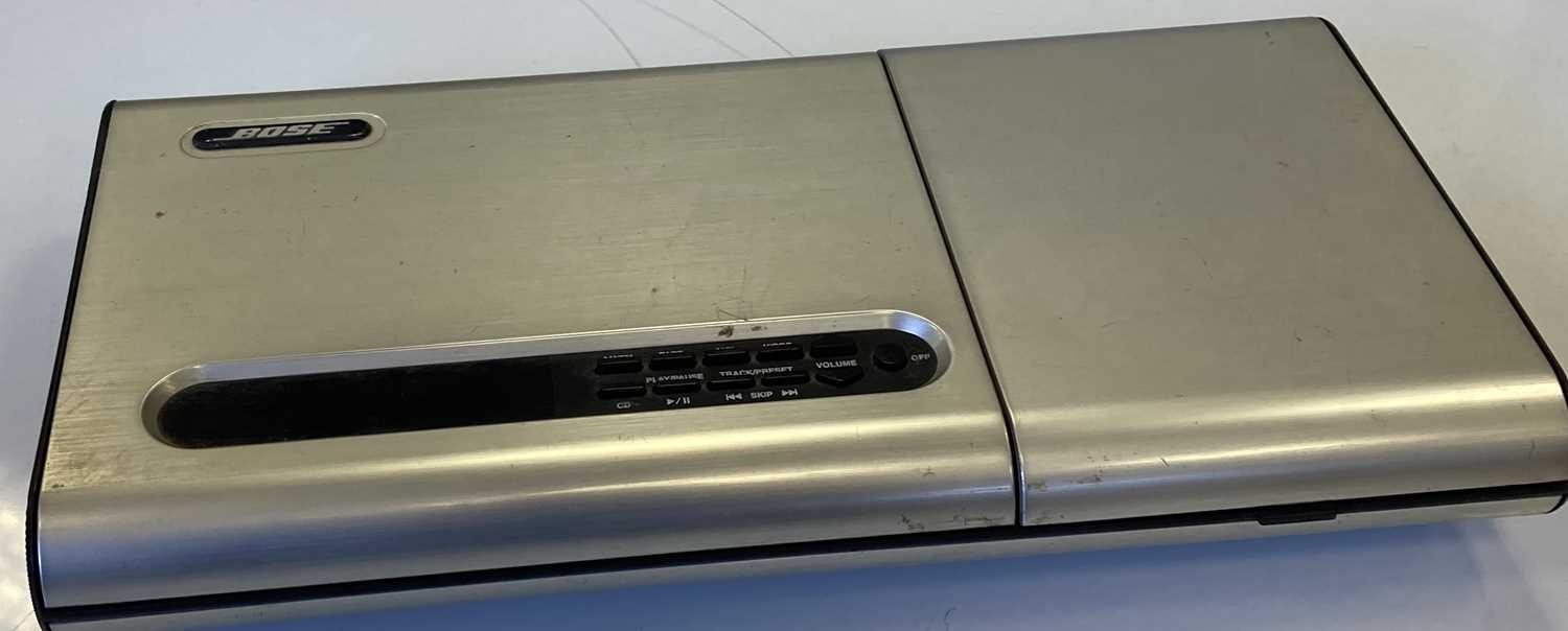 Lot 1 - BOSE SUBWOOFER, SPEAKERS AND CD PLAYER