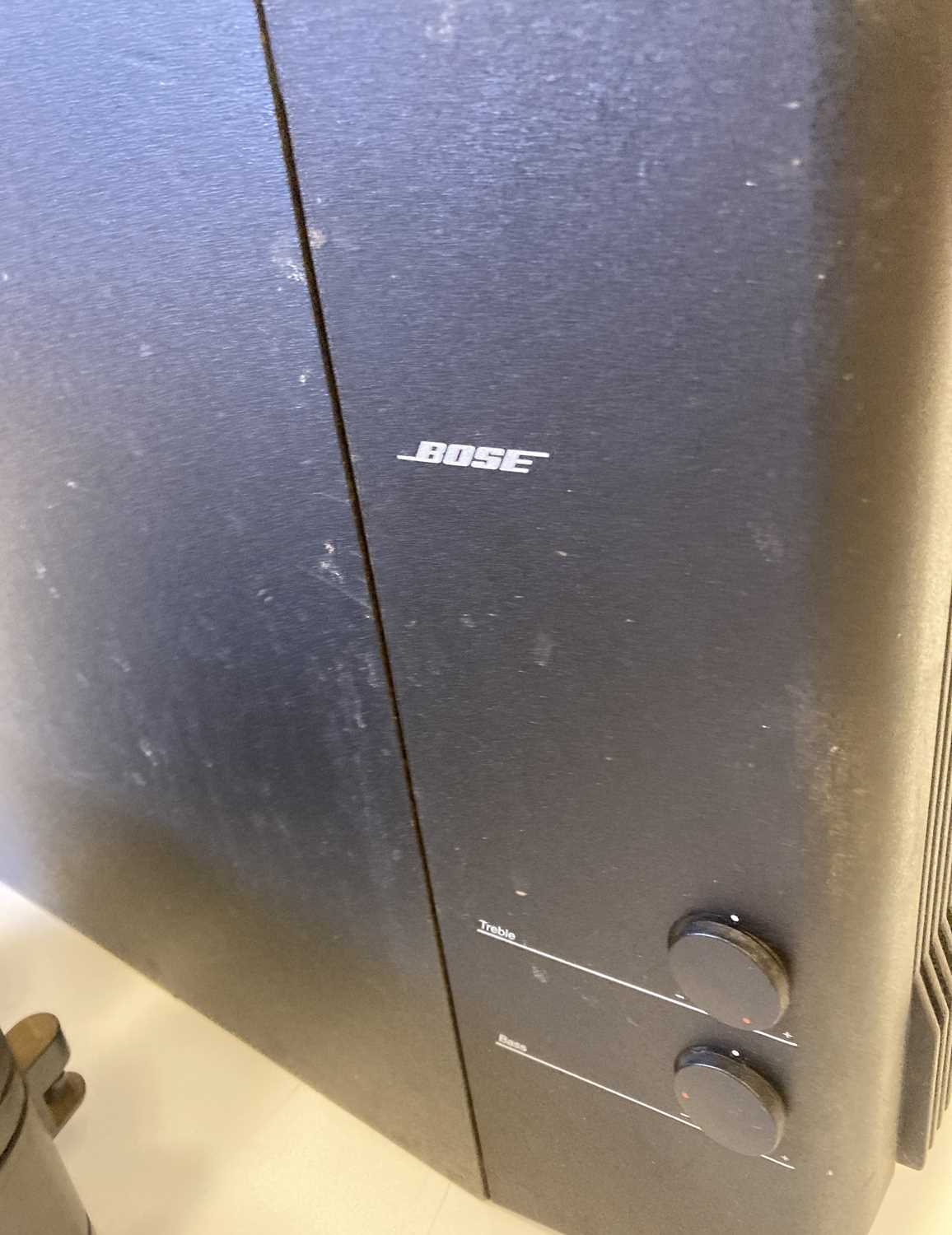 Lot 1 BOSE SUBWOOFER, SPEAKERS AND CD PLAYER
