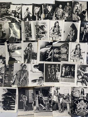 Lot 160 - HAWKWIND - PRESS AND PROMO PHOTO COLLECTION.