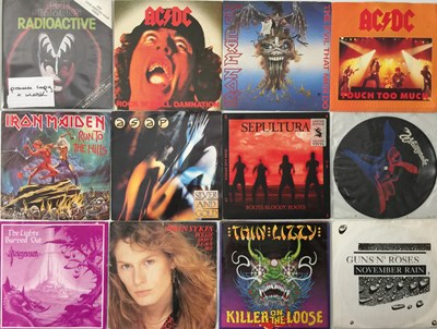 Lot 762 - METAL / ROCK - 7" COLLECTION