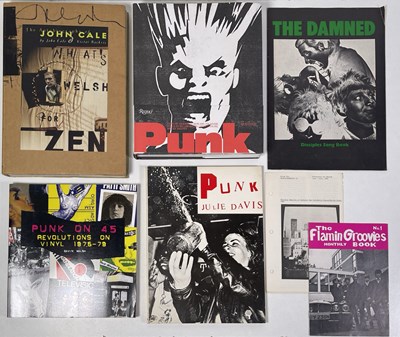 Lot 104 - COLLECTABLE BOOKS INC PUNK / THE DAMNED / JOHN CALE.