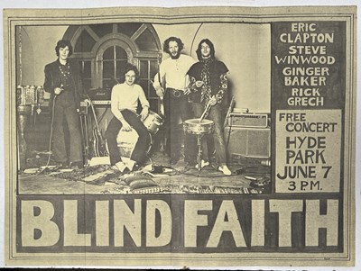 Lot 121 - CREAM / PINK FLOYD AND MORE - HANDBILLS INC JAZZ AND BLUES FESTIVAL.