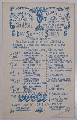 Lot 121 - CREAM / PINK FLOYD AND MORE - HANDBILLS INC JAZZ AND BLUES FESTIVAL.