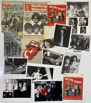 Lot 380 - THE ROLLING STONES - PRESS PHOTOS / MEMORABILIA INC ODE TO A HIGH FLYING BIRD 1ST ED.