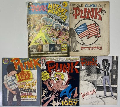 Lot 556 - PUNK MAGAZINE - FIVE ISSUES.