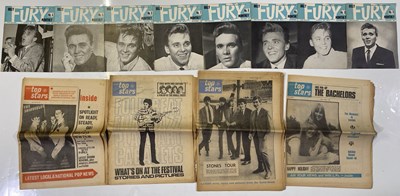Lot 105 - BILLY FURY / ROCK N ROLL - RARELY SEEN 1960S MAGAZINES.