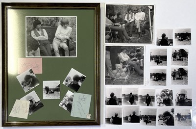 Lot 381 - THE ROLLING STONES - SIGNED PAGES AND PHOTOGRAPHS WITH COPYRIGHT.