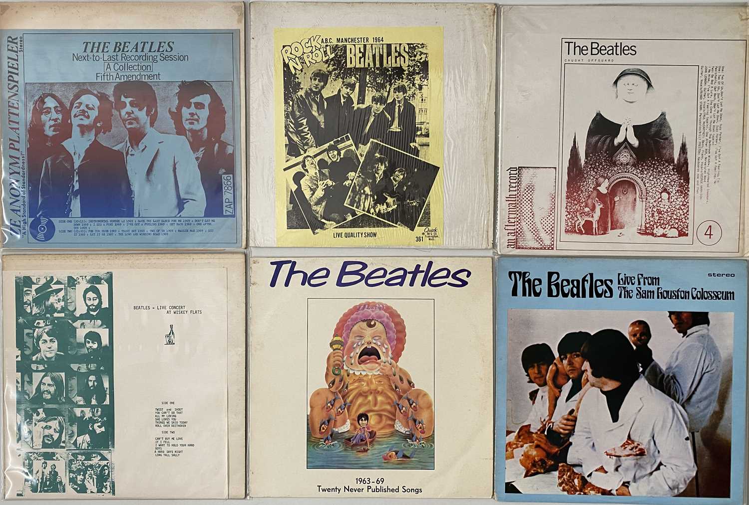 Lot 786 - ROCK - PRIVATE RELEASES - LP COLLECTION