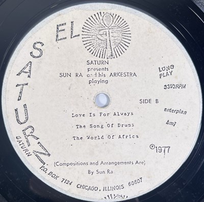 Lot 26 - SUN RA - TEMPLE U (SUB UNDERGROUND) (COSMO-EARTH FANTASY) LP (EL SATURN - C. 1977 REISSUE)