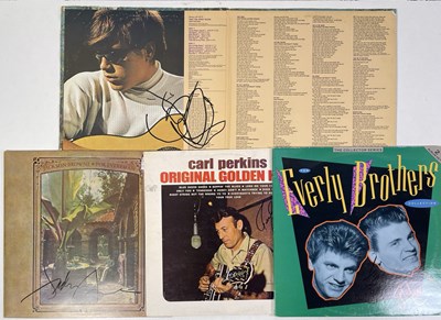 Lot 264 - SIGNED LPS INC EVERLY BROTHERS / CARL PERKINS.