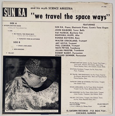 Lot 32 - SUN RA - WE TRAVEL THE SPACE WAYS LP (EL SATURN 409 - ORIGINAL PRESSING)