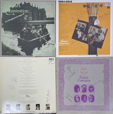 Lot 433 - FAIRPORT CONVENTION - SIGNED RECORDS.