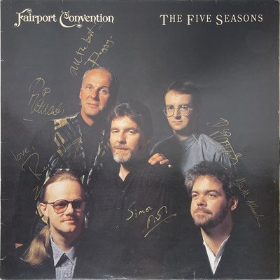 Lot 434 - FAIRPORT CONVENTION - SIGNED RECORDS.