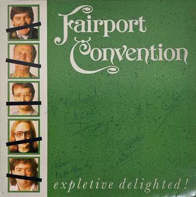 Lot 434 - FAIRPORT CONVENTION - SIGNED RECORDS.