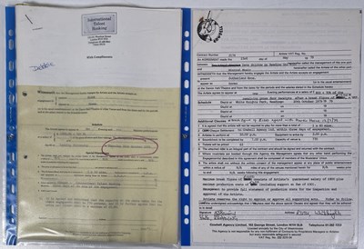 Lot 59 - 1970S/80S CONTRACTS/BOOKING AGREEMENT ARCHIVE - CLASSIC ROCK INC RORY GALLAGHER .
