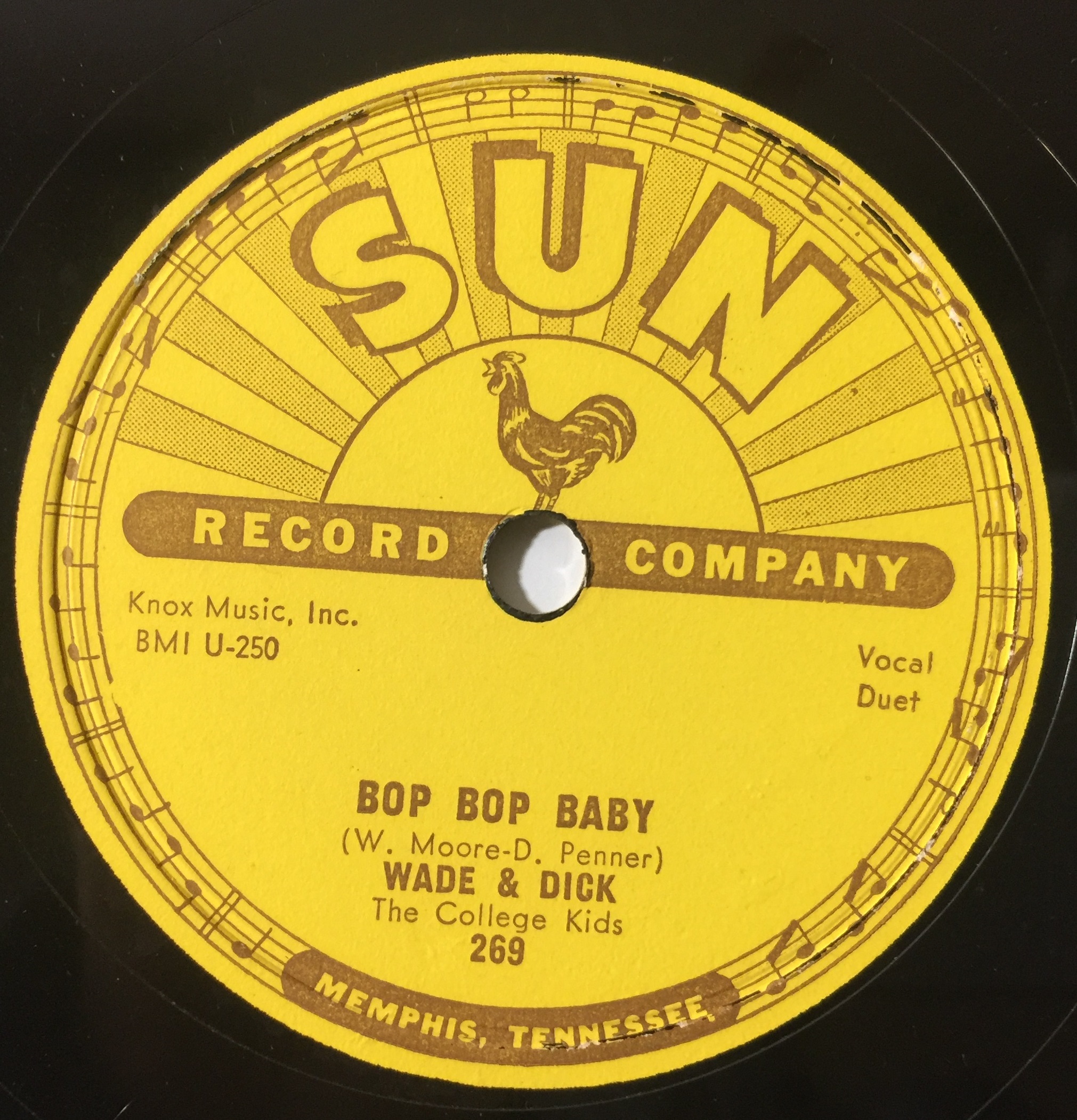 Lot 8 Wade & Dick Bop Bop Baby 78 (SUN 269)