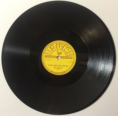 Lot 9 - Jim Williams - Please Don't Cry Over Me 78 (SUN 270)
