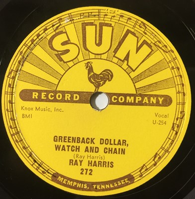 Lot 10 - Ray Harris - Greenback Dollar, Watch And Chain 78 (SUN 272)
