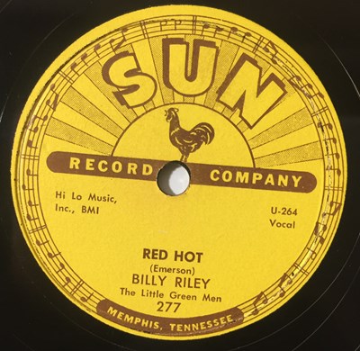 Lot 13 - Billy Riley - Red Hot/ Pearly Lee 78 (SUN 277)