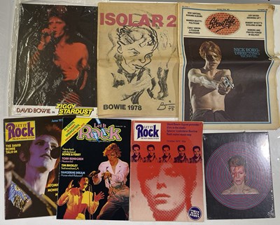 Lot 431 - DAVID BOWIE MEMORABILIA INC ORIGINAL 1970S WALL HANGING AND ISOLAR II PROGRAMME.