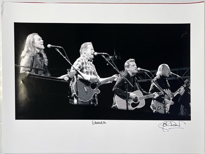 Lot 2270172 - THE EAGLES - PHOTOGRAPHER SIGNED PHOTOGRAPH.