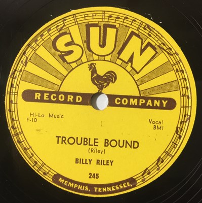 Lot 16 - Billy Riley - Rock With Me Baby 78 (SUN 245)