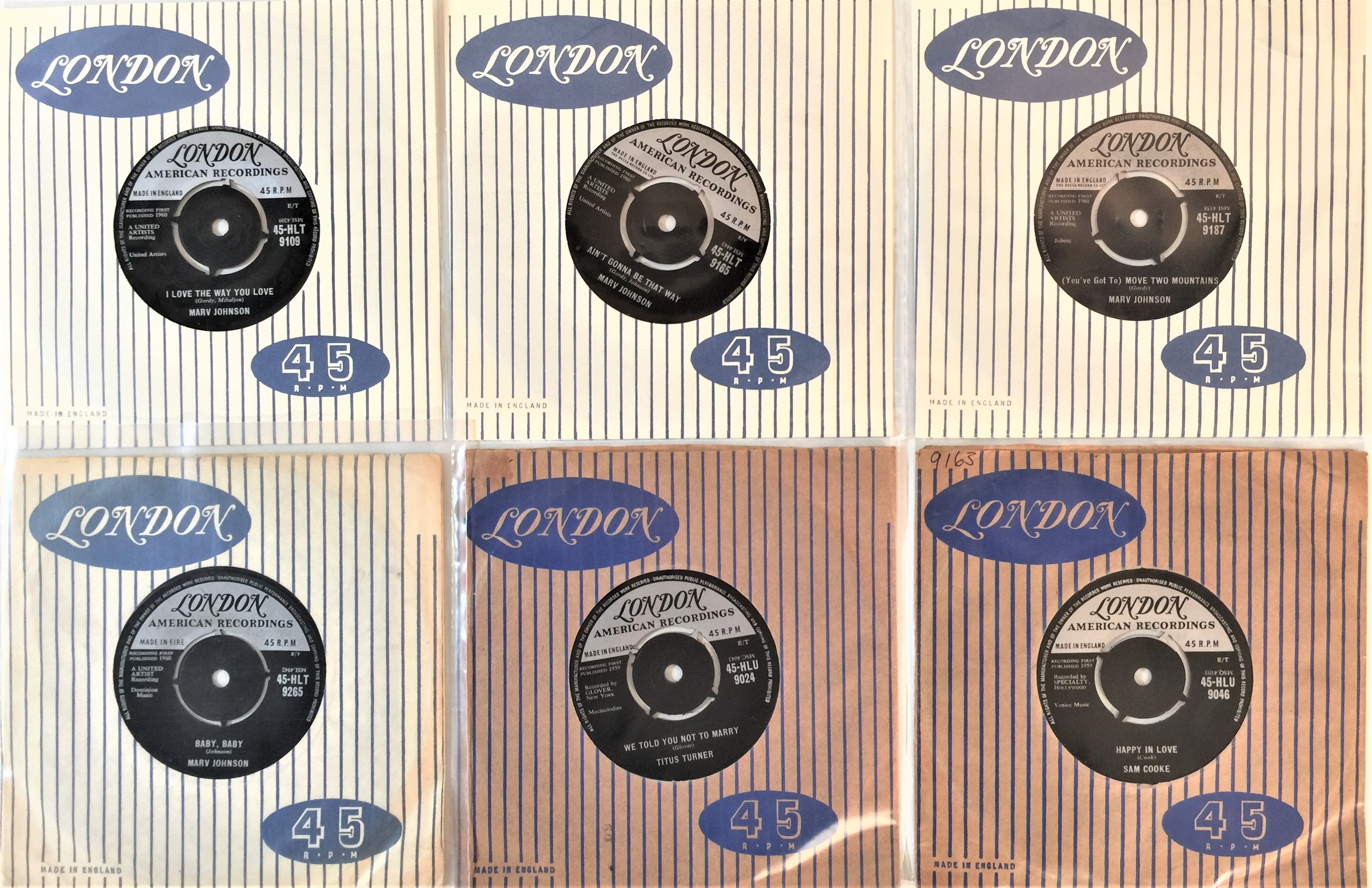 Lot 149 - LONDON RECORDS UK 7'' COLLECTION