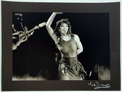 Lot 178 - KATE BUSH - PERFORMING 'WUTHERING HEIGHTS' - PHOTOGRAPHER SIGNED HIGH-QUALITY PHOTO PRINT.