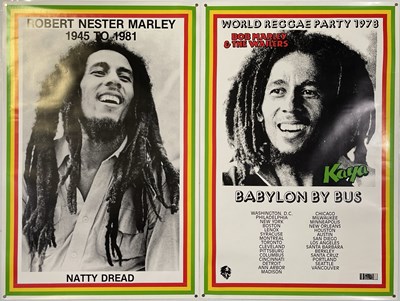 Lot 582 - BOB MARLEY US KAYA TOUR POSTER 1978.