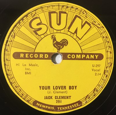 Lot 19 - Jack Clement - Ten Years/ Your Lover Boy 78 (SUN 291)