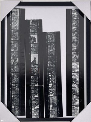 Lot 182 - CREAM - FRAMED VINTAGE CONTACT SHEET DISPLAYS.