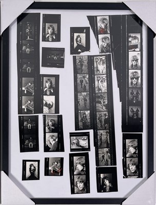 Lot 182 - CREAM - FRAMED VINTAGE CONTACT SHEET DISPLAYS.