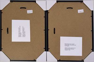 Lot 182 - CREAM - FRAMED VINTAGE CONTACT SHEET DISPLAYS.